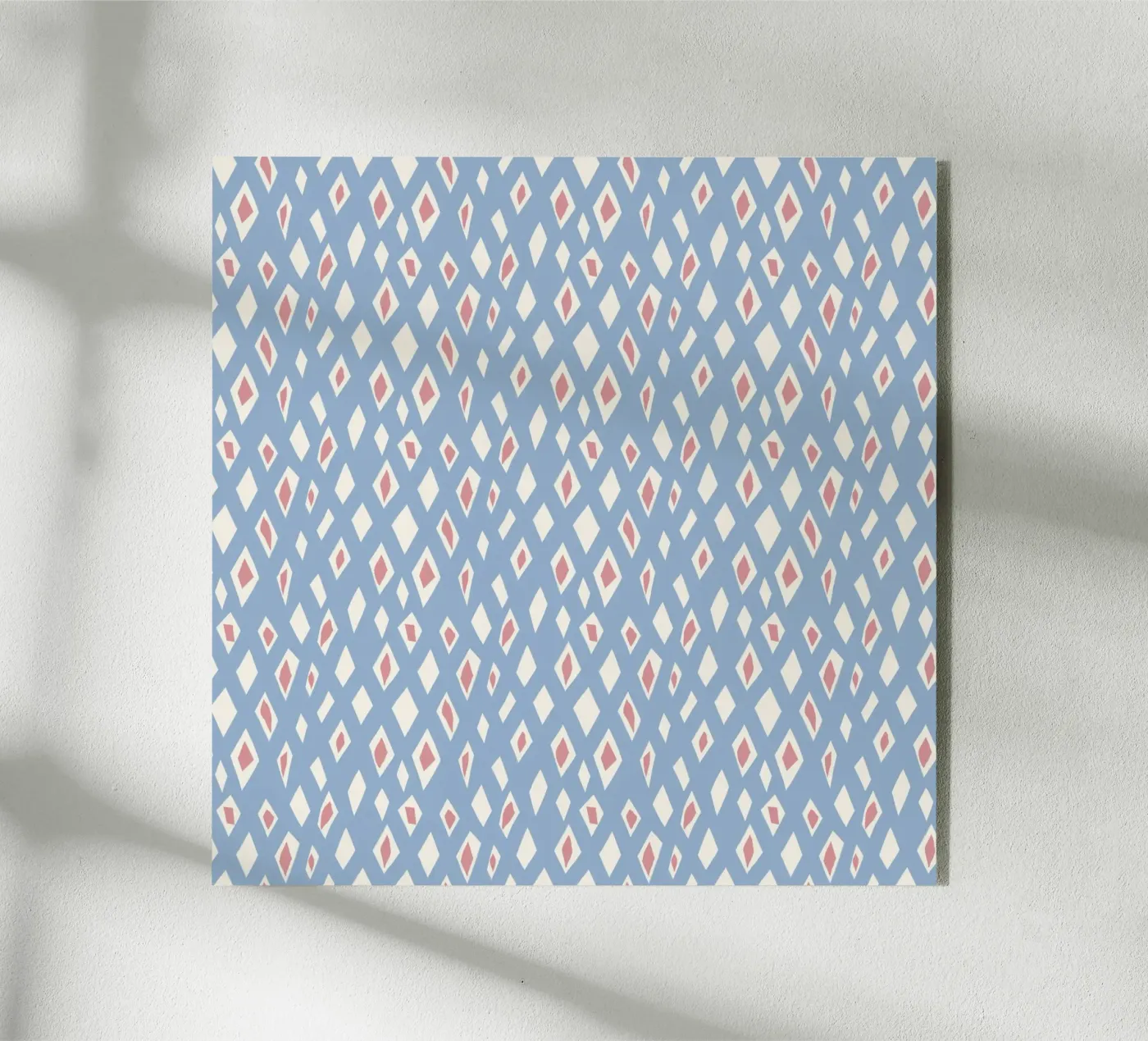 Motif sans couture de diamants et de rubis plexiglas de Little Dean