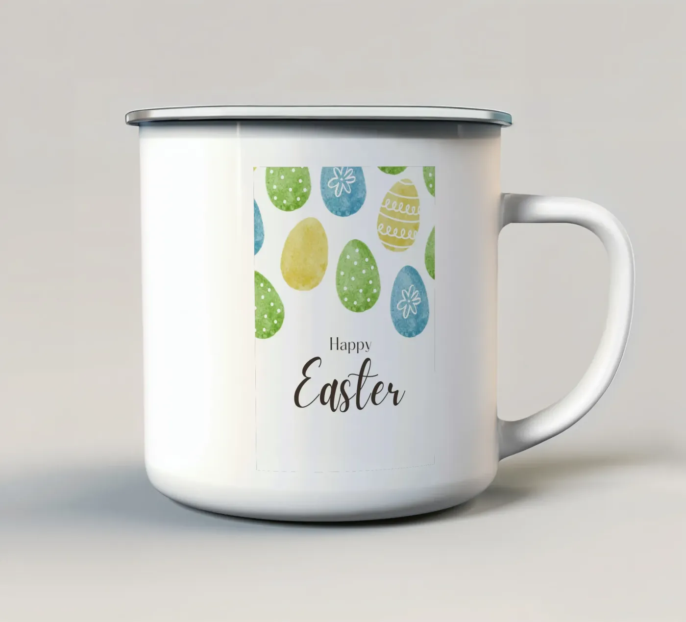 Happy Easter emaille mok van Dreamer10