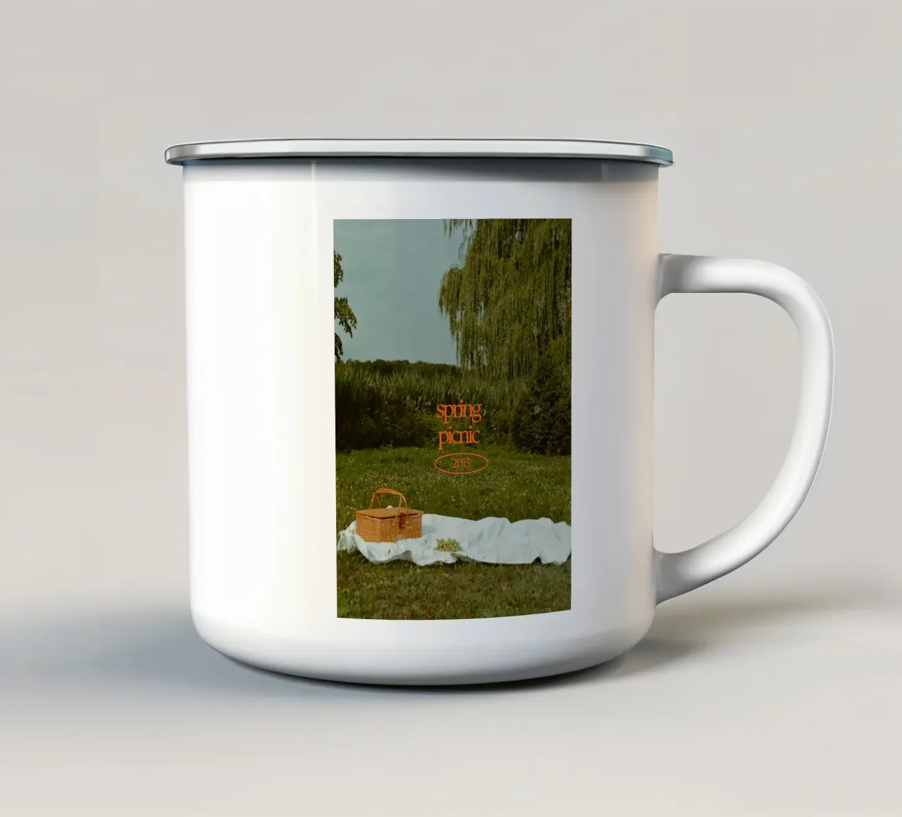 Spring Picnic tazza in smalto da Dreamer10