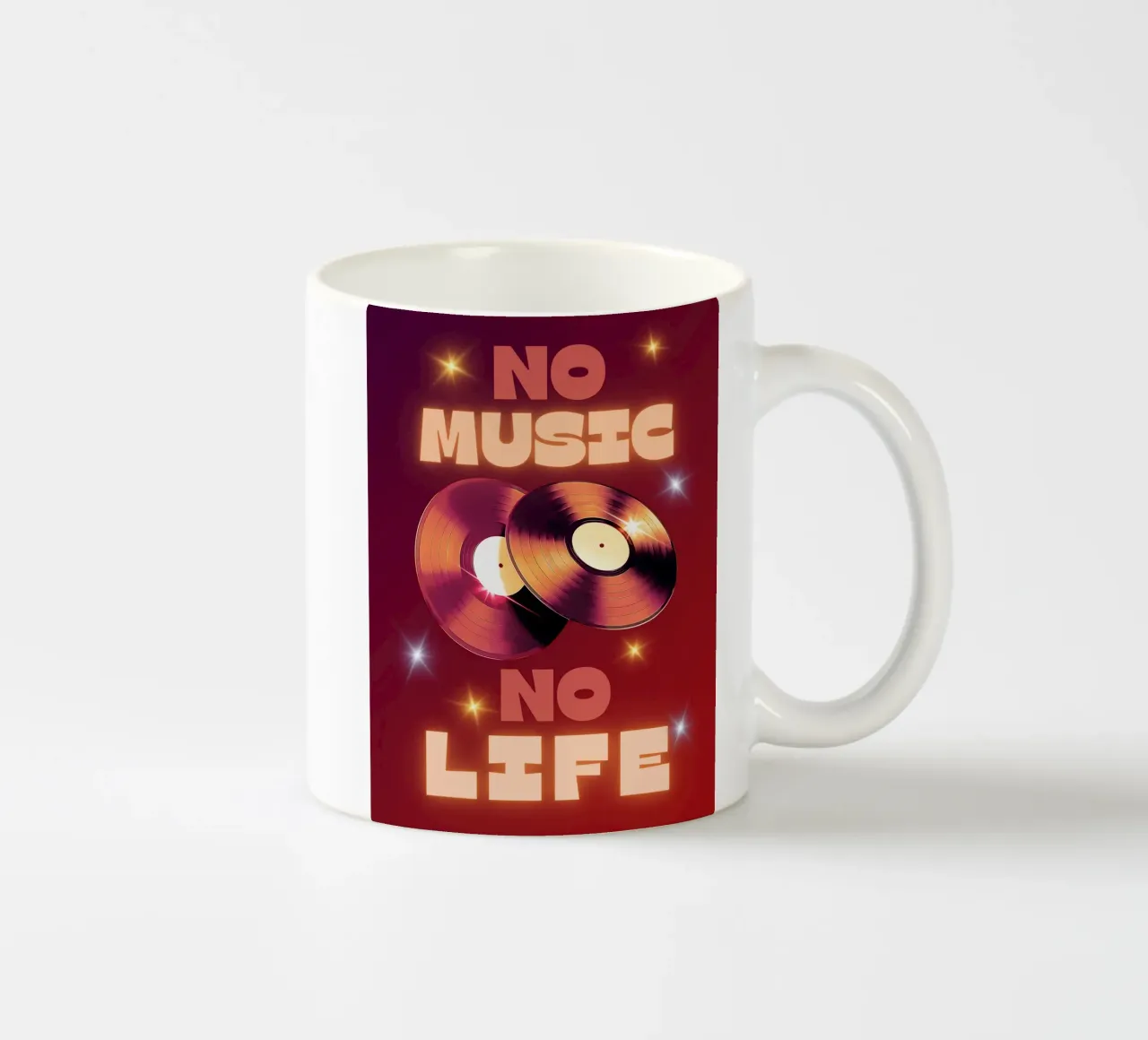 Music is Life tazza in ceramica da Dreamer10