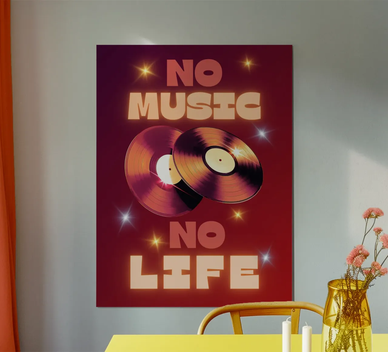 Music is Life poster with plastic frame by Dreamer10