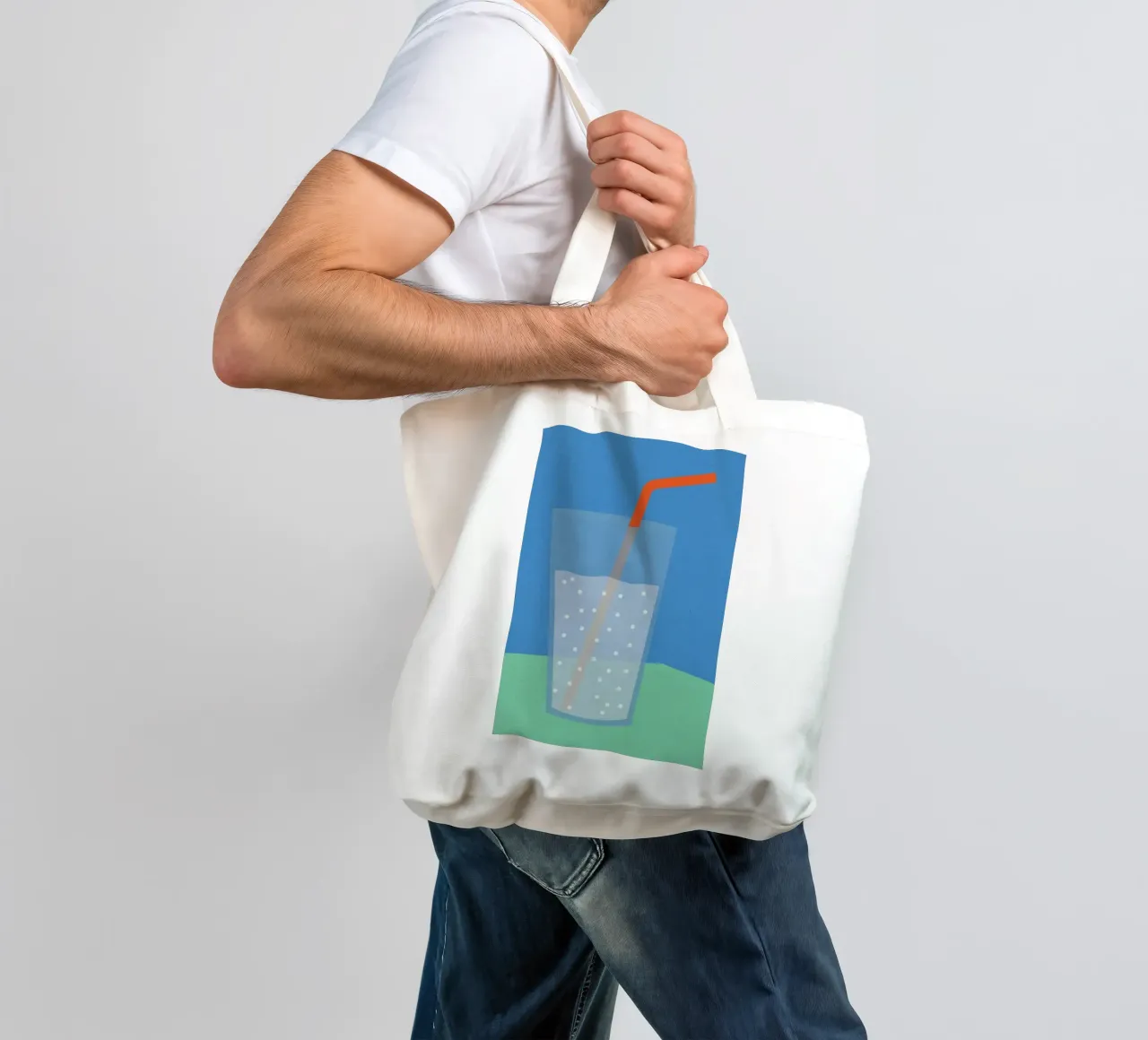 Sparkling Lemonade borsa in juta da Rosi Feist