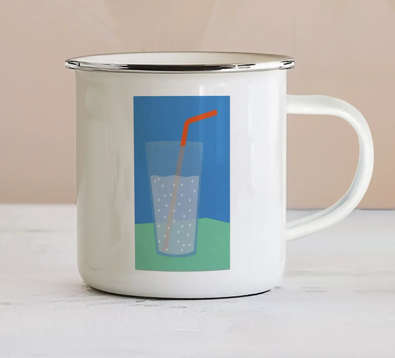 Sparkling Lemonade tazza in smalto da Rosi Feist