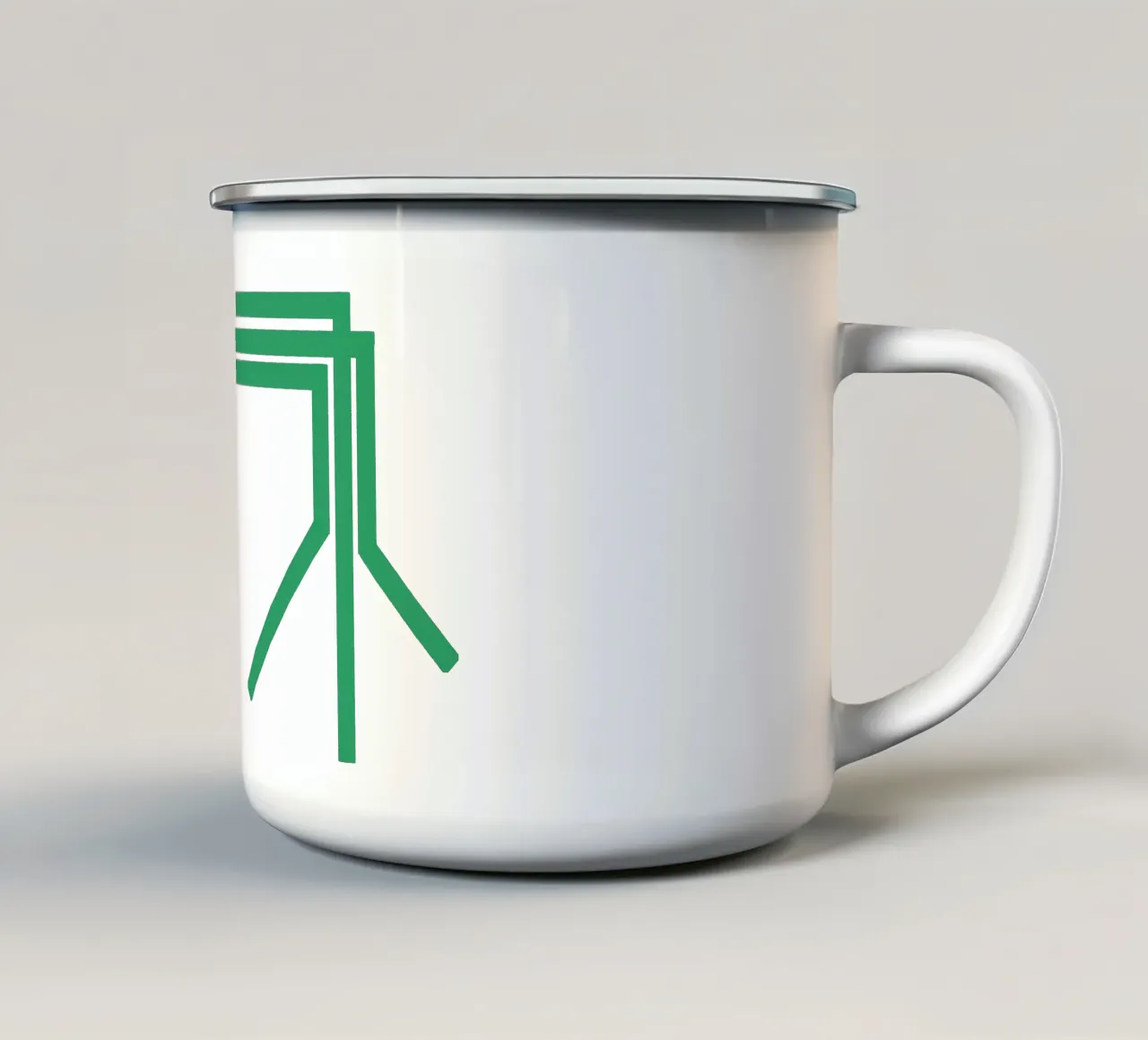 Metro Art – Gröna Linjen Edition tazza in smalto da SMPLE