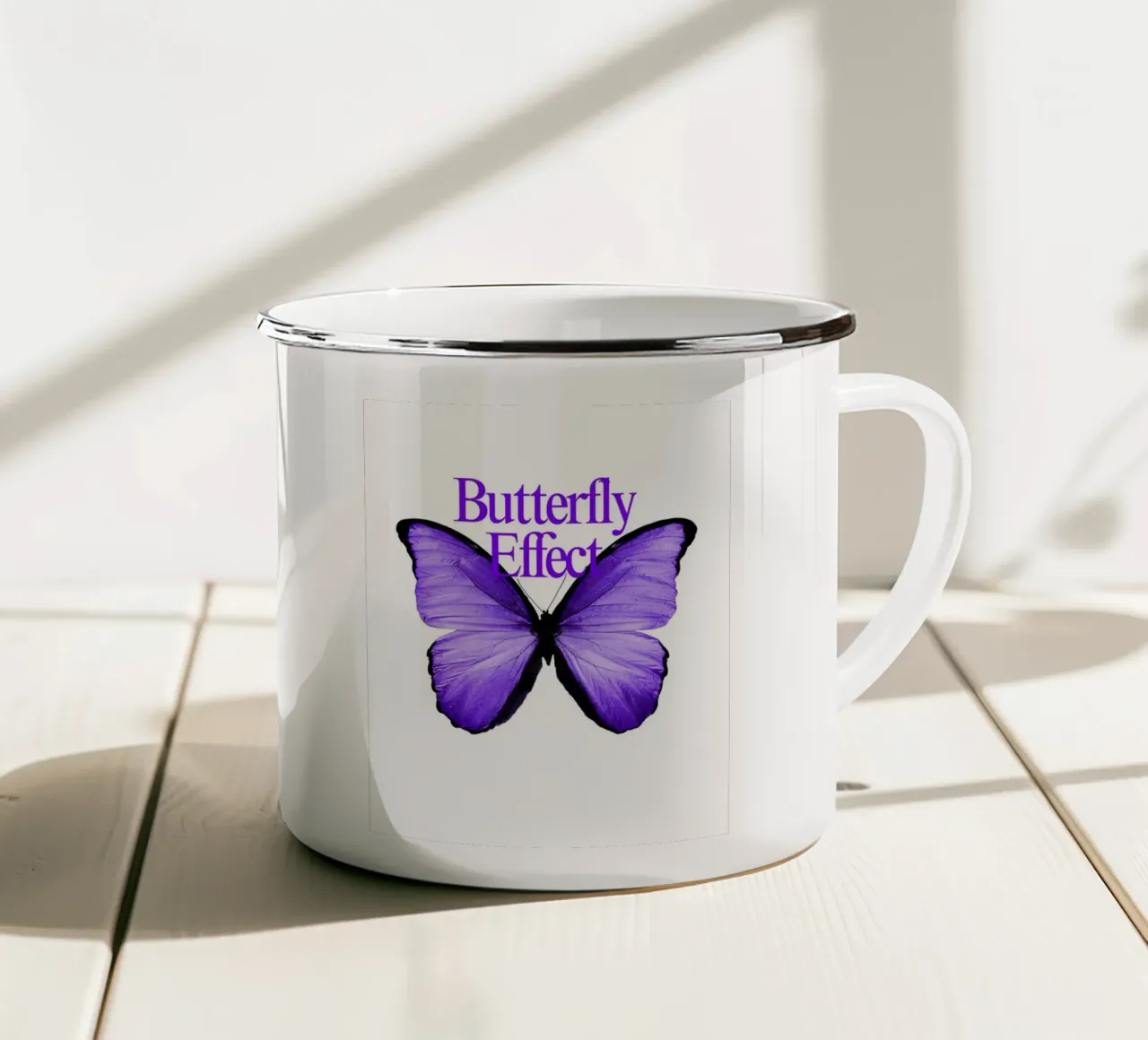 butterfly effect tazza in smalto da Ambition Wall