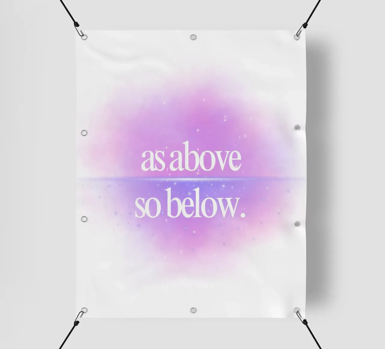 as above so below telo in pvc da Ambition Wall