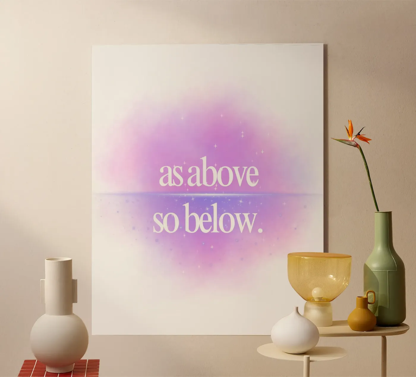 as above so below plexiglass da pixelflow