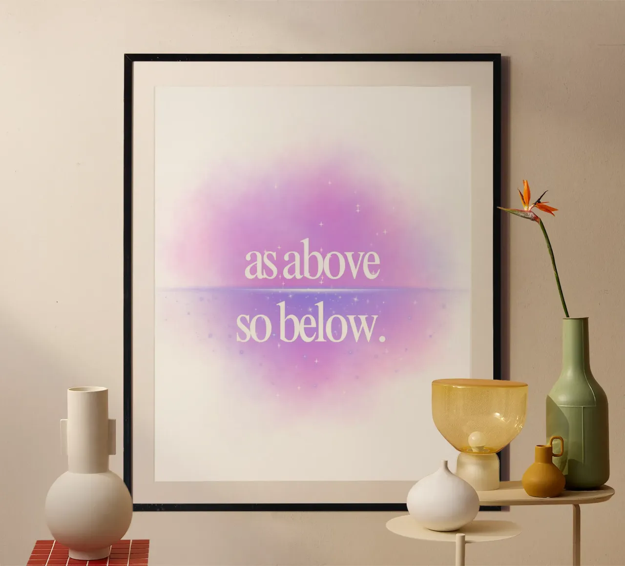 as above so below carta hahnemühle da Ambition Wall