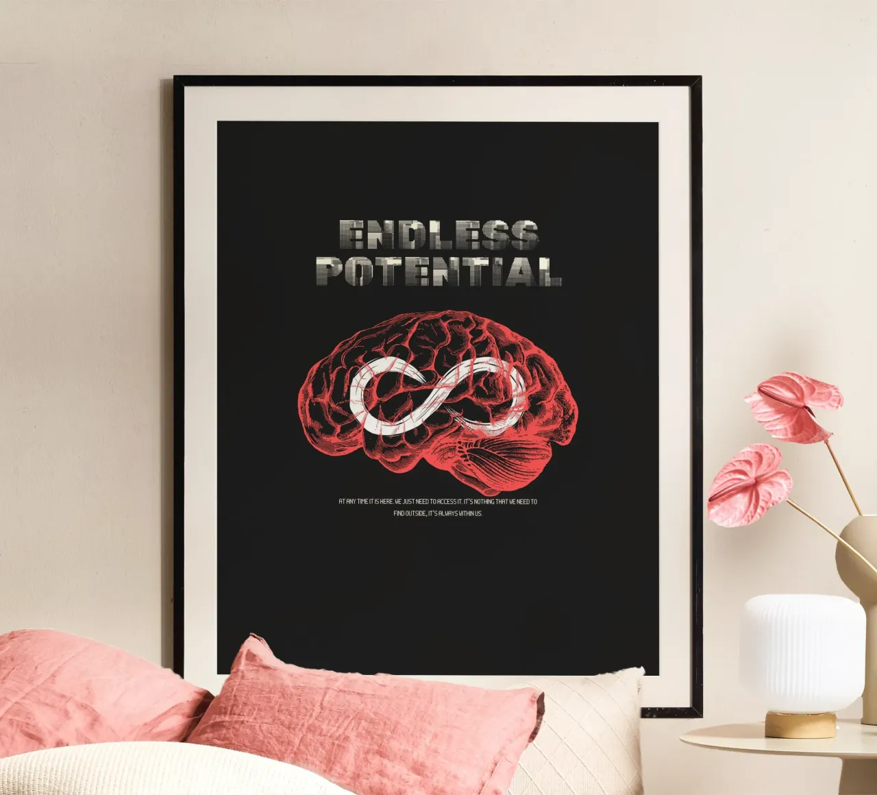 endless potential Poster von Ambition Wall