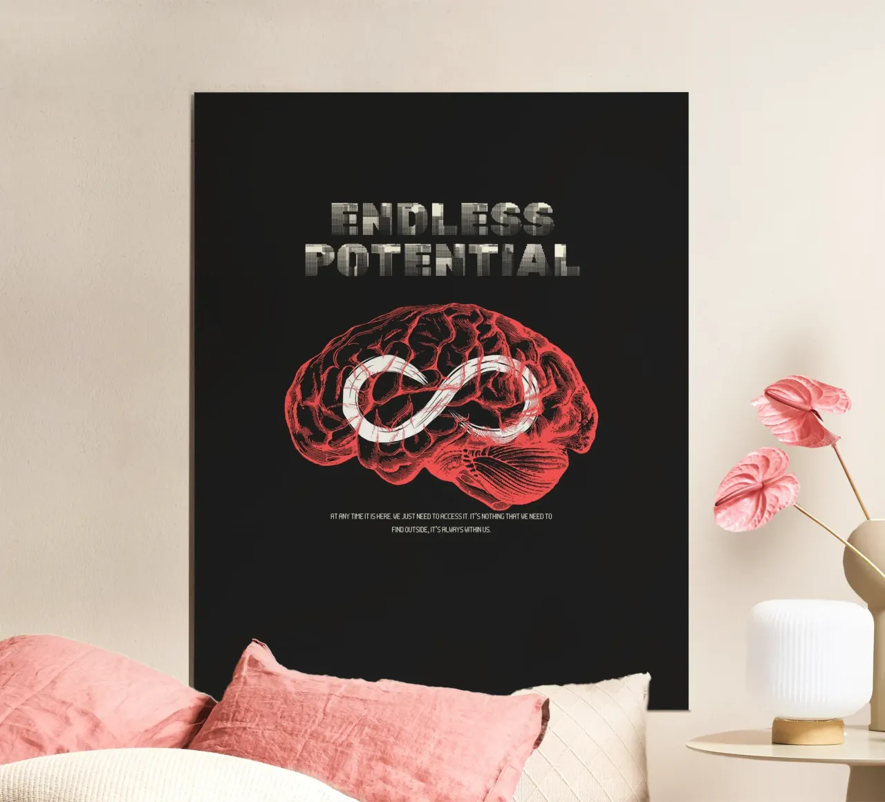endless potential Poster von Ambition Wall