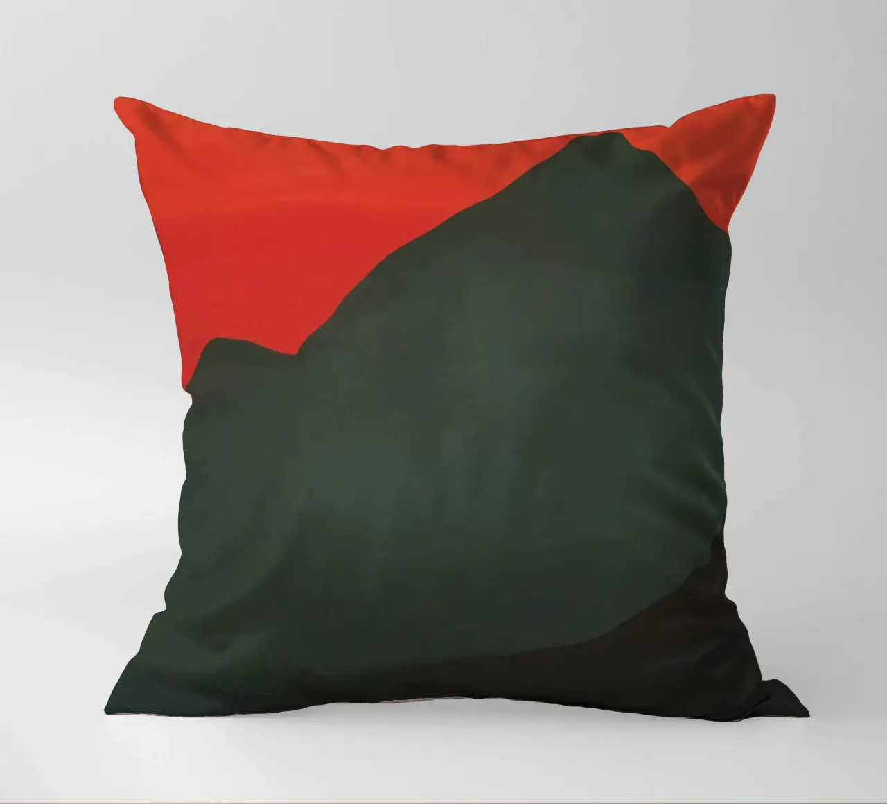 Paesaggio in difficoltà 02 cuscino da Little Dean