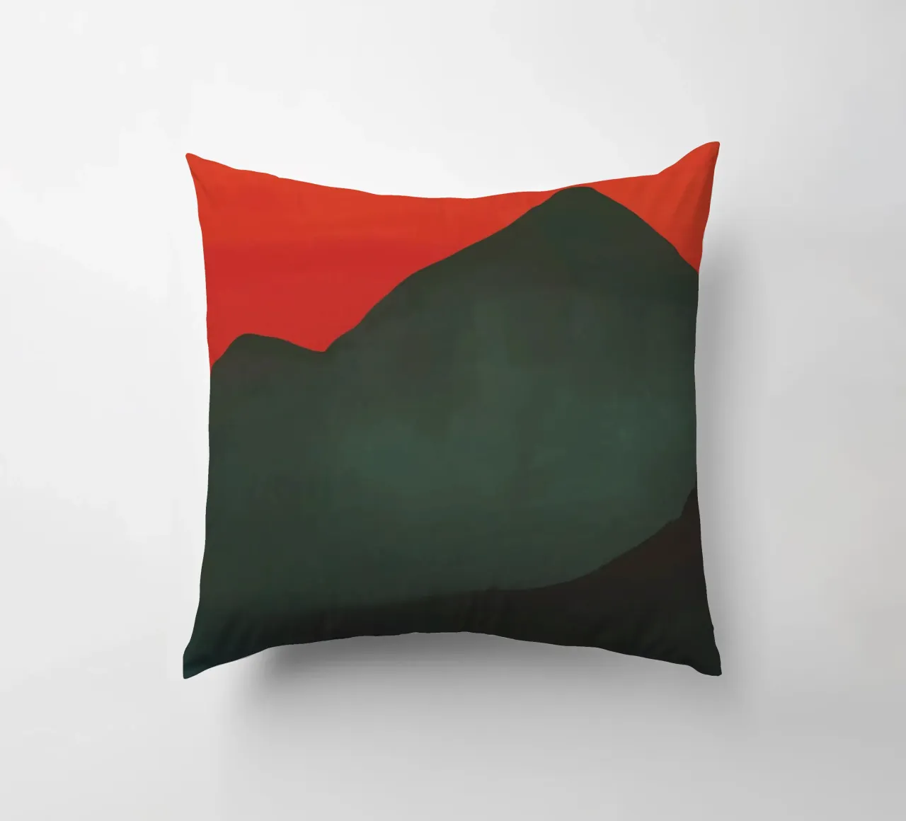 Paesaggio in difficoltà 02 cuscino da Little Dean