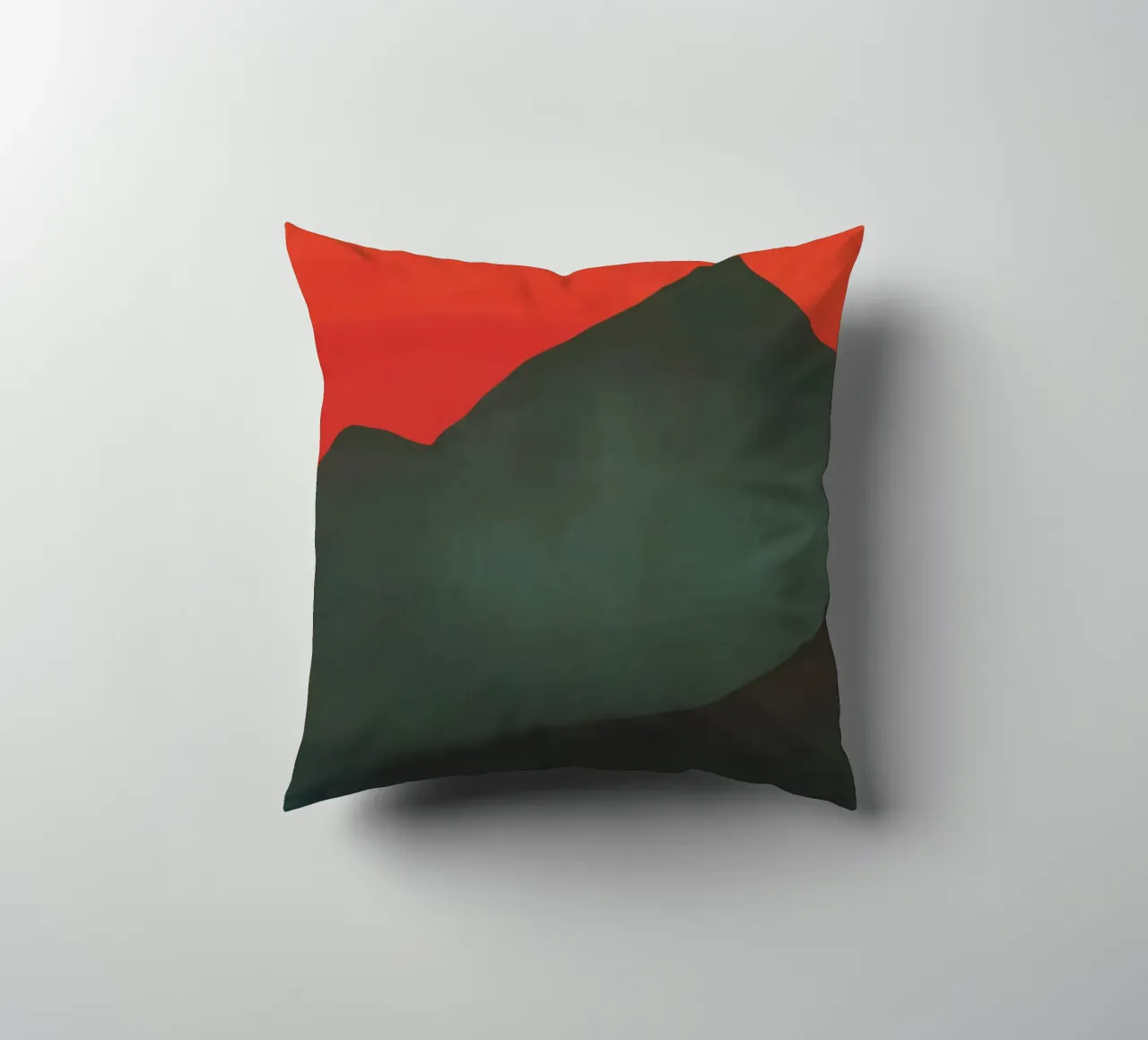 Paesaggio in difficoltà 02 cuscino da Little Dean