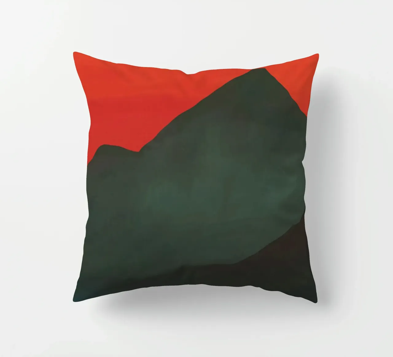 Paesaggio in difficoltà 02 cuscino da Little Dean