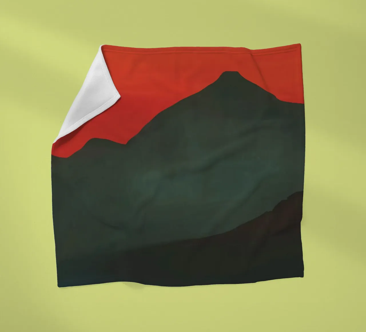 Paesaggio in difficoltà 02 coperta in pile da Little Dean