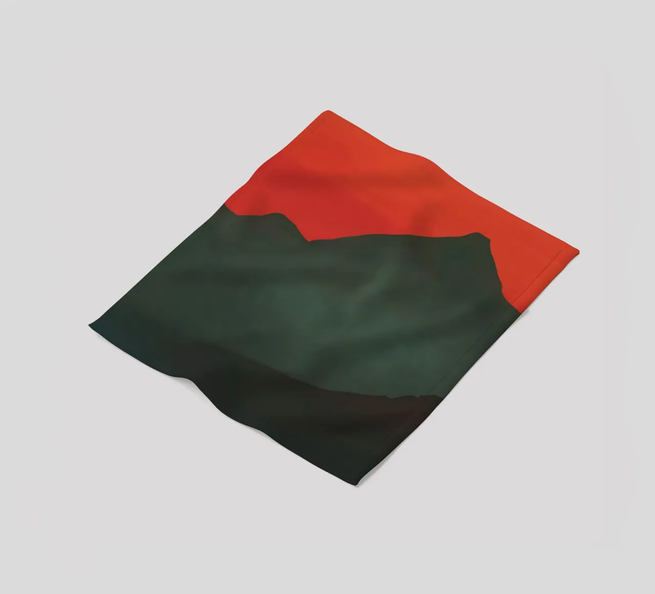 Paesaggio in difficoltà 02 coperta in pile da Little Dean