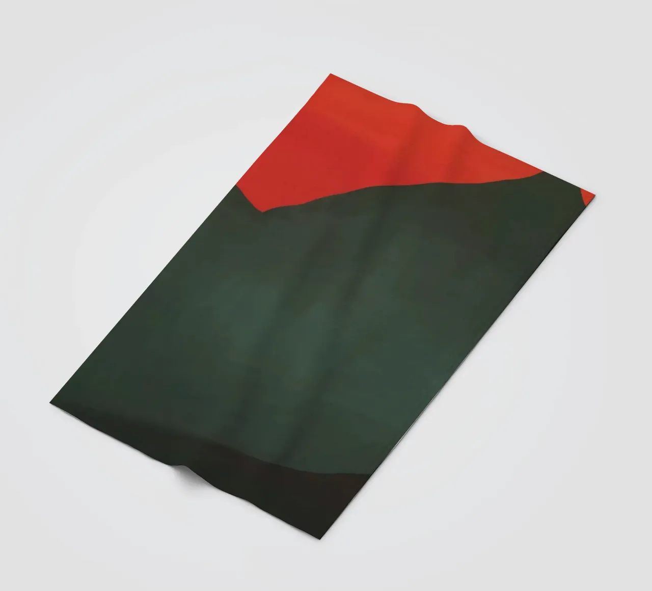 Paesaggio in difficoltà 02 coperta in pile da Little Dean