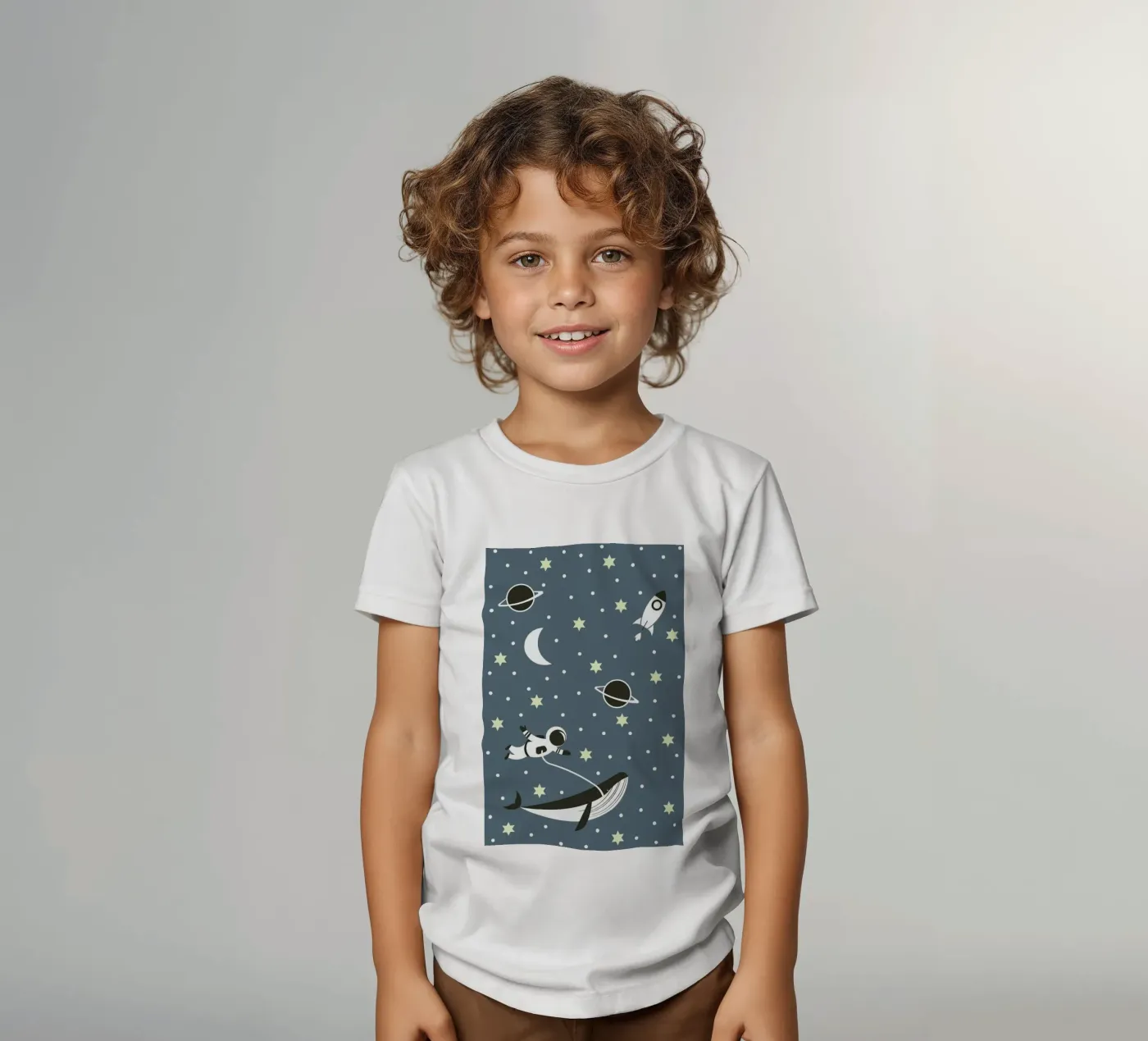 Astronaut t-shirt bambini da Sabrina Ziegenhorn