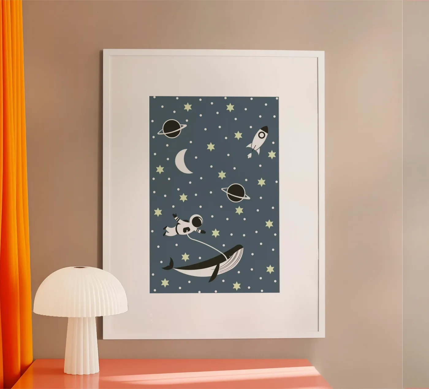 Astronaut poster by Sabrina Ziegenhorn