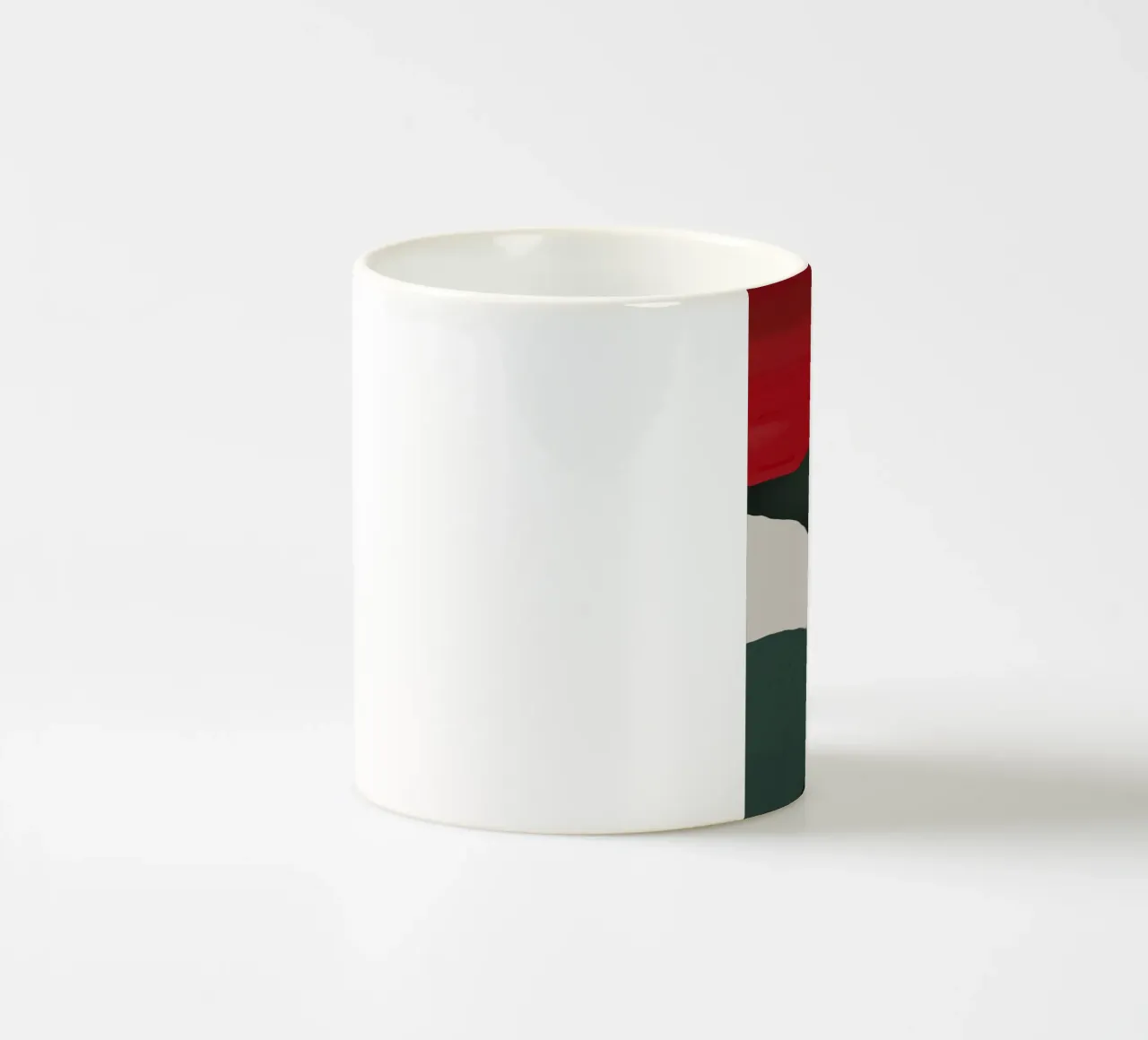 Paesaggio a rischio 03 luna crescente tazza in ceramica da Little Dean