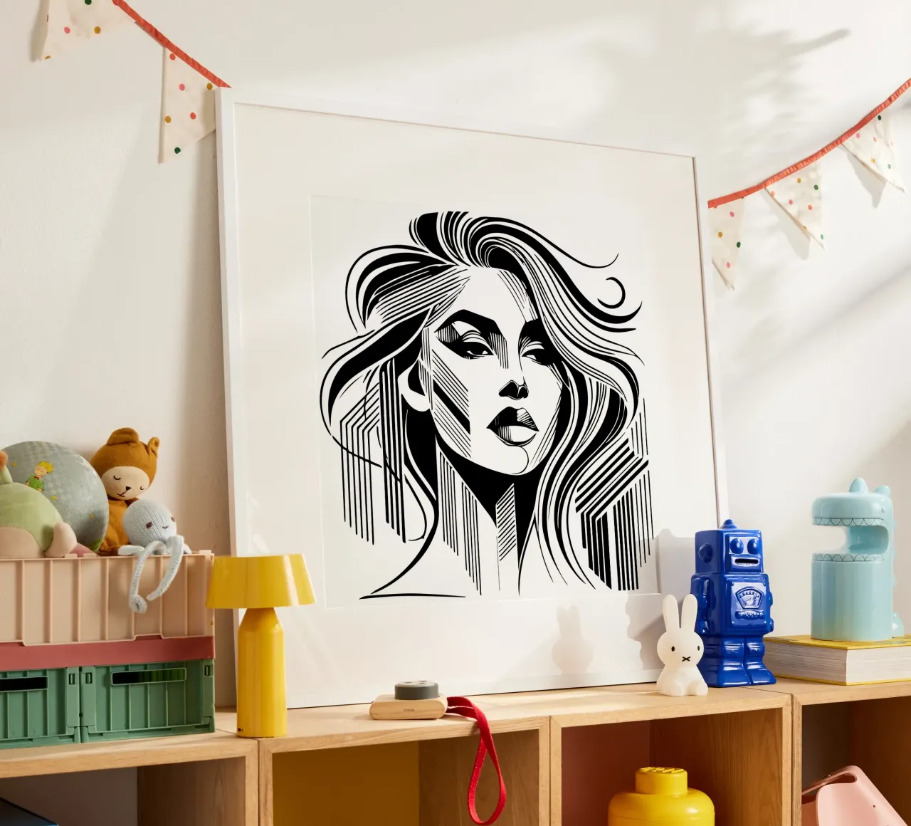 Bianco e nero arte design donna simmetria estetica carta hahnemühle da Mohs