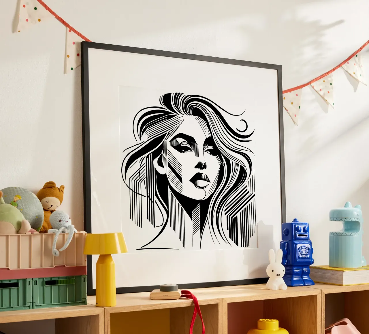 Bianco e nero arte design donna simmetria estetica carta hahnemühle da Mohs