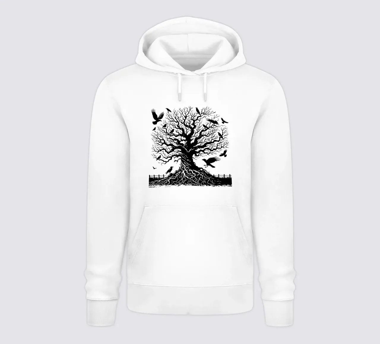 L'albero dei corvi felpa con cappuccio da Mohs