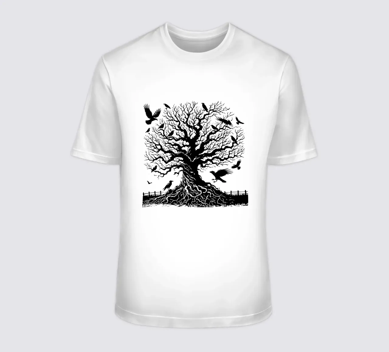 L'albero dei corvi t-shirt da Mohs