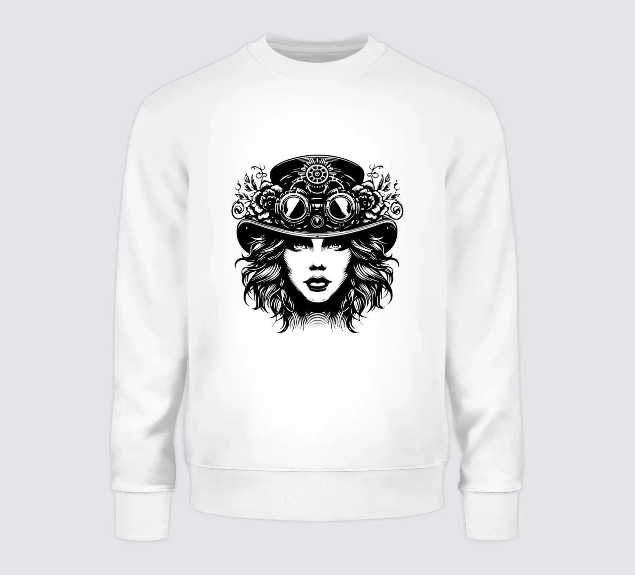 Ragazza steampunk felpa da Mohs