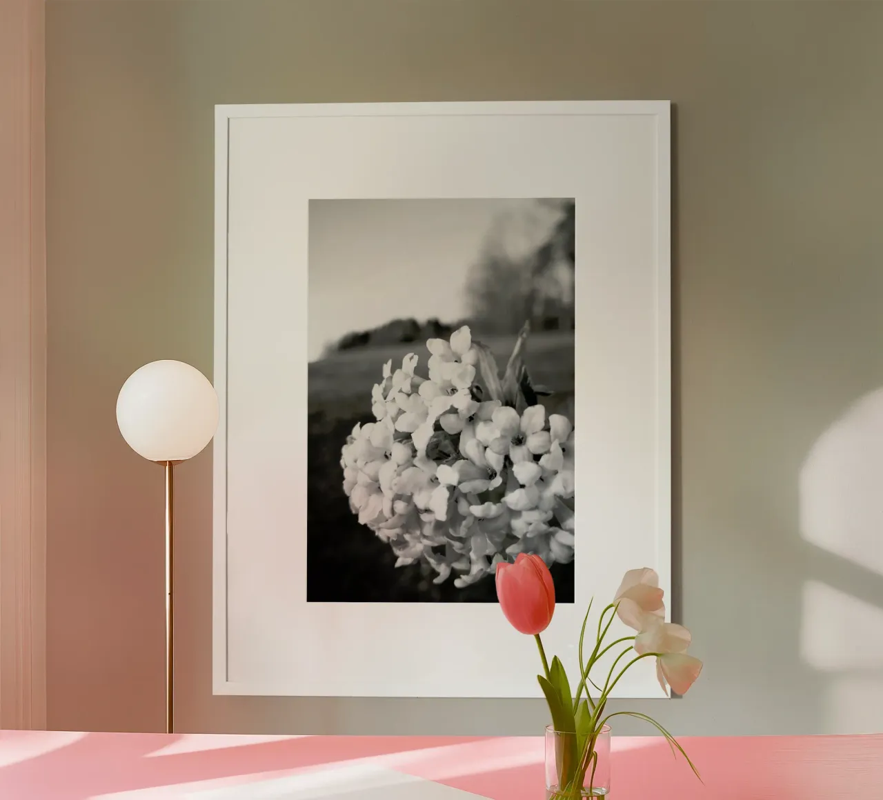 Dreamy poster con telaio in alluminio da XOXO Arte