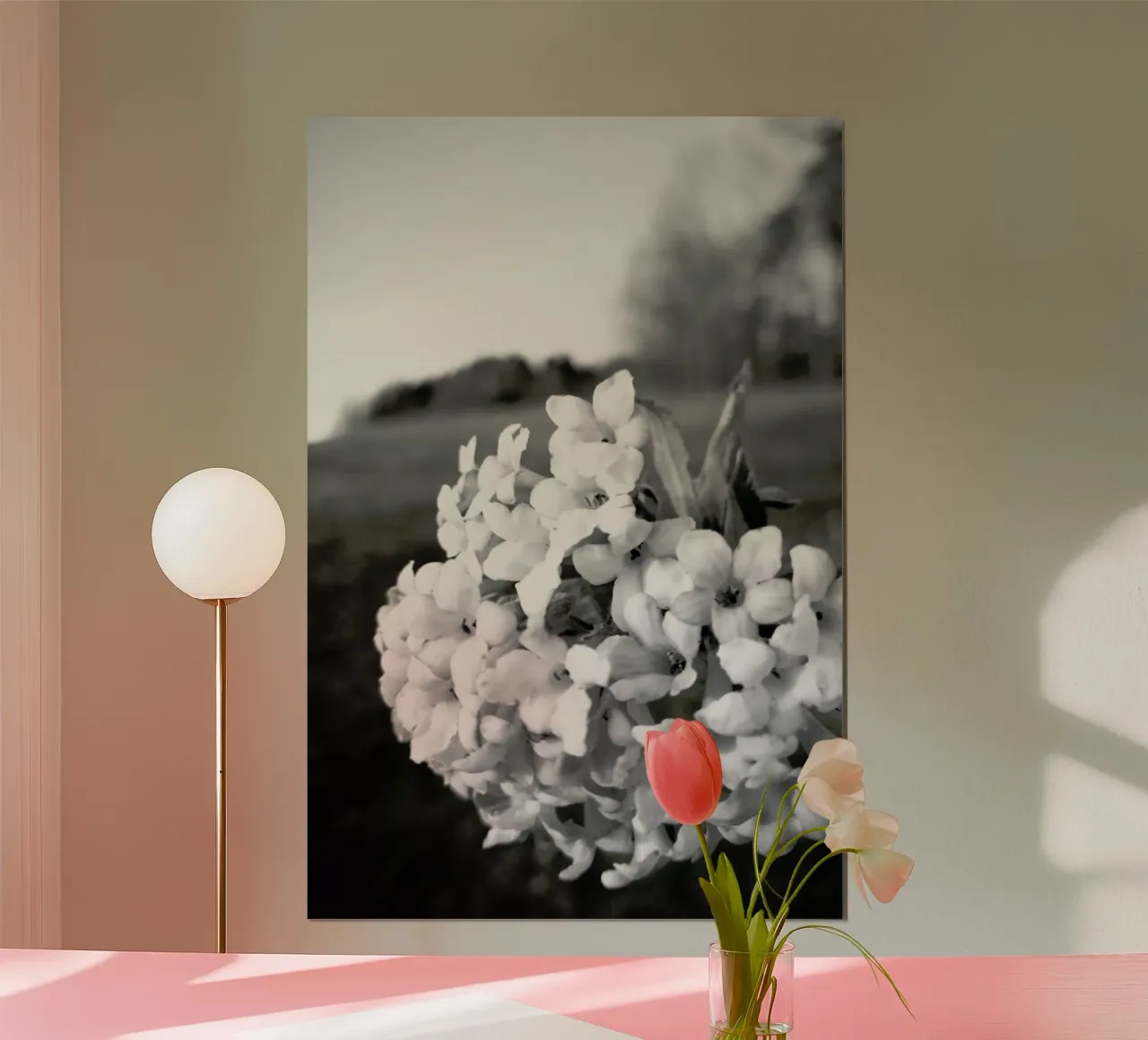 Dreamy poster con telaio in alluminio da XOXO Arte