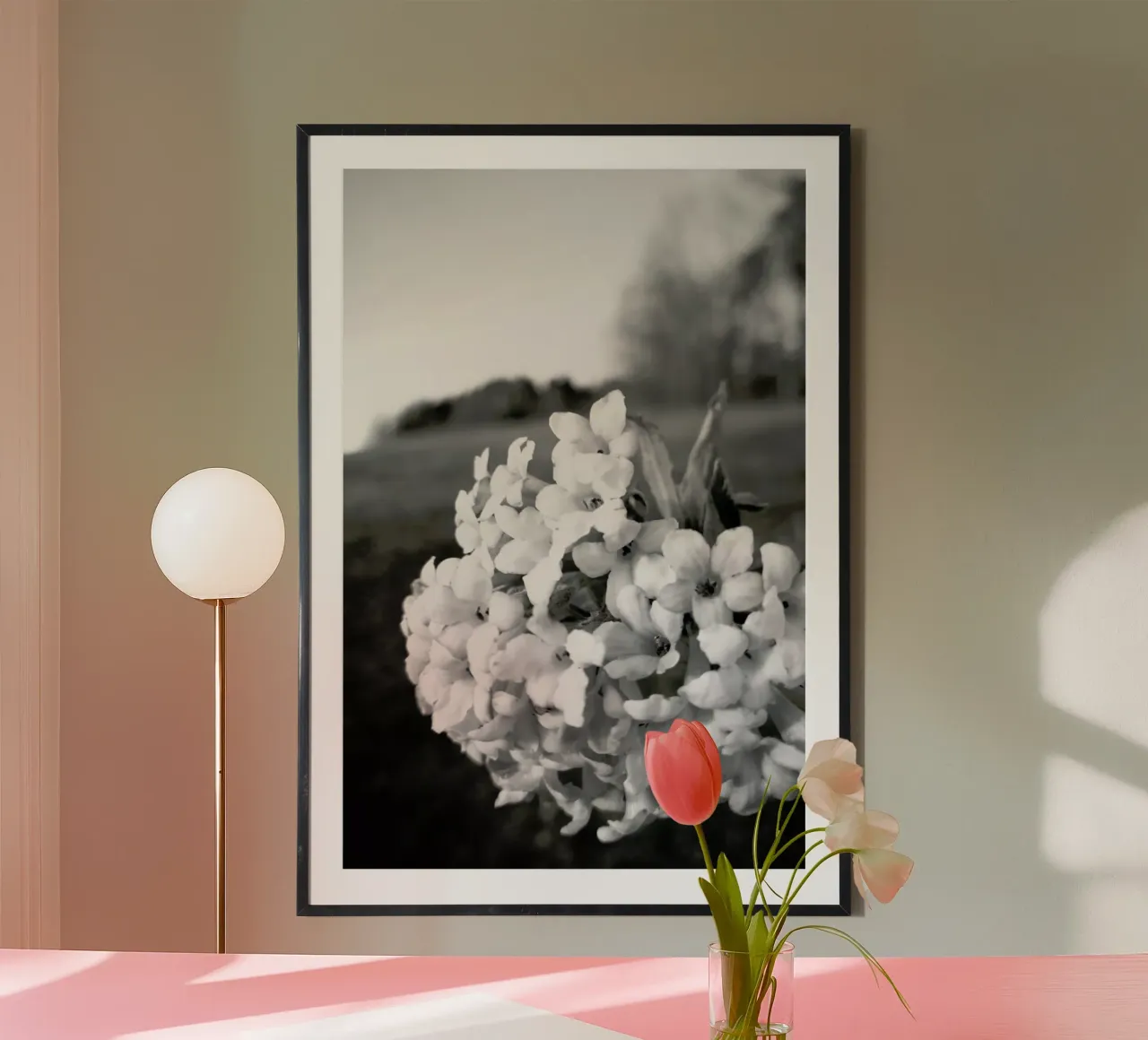 Dreamy poster con telaio in alluminio da XOXO Arte