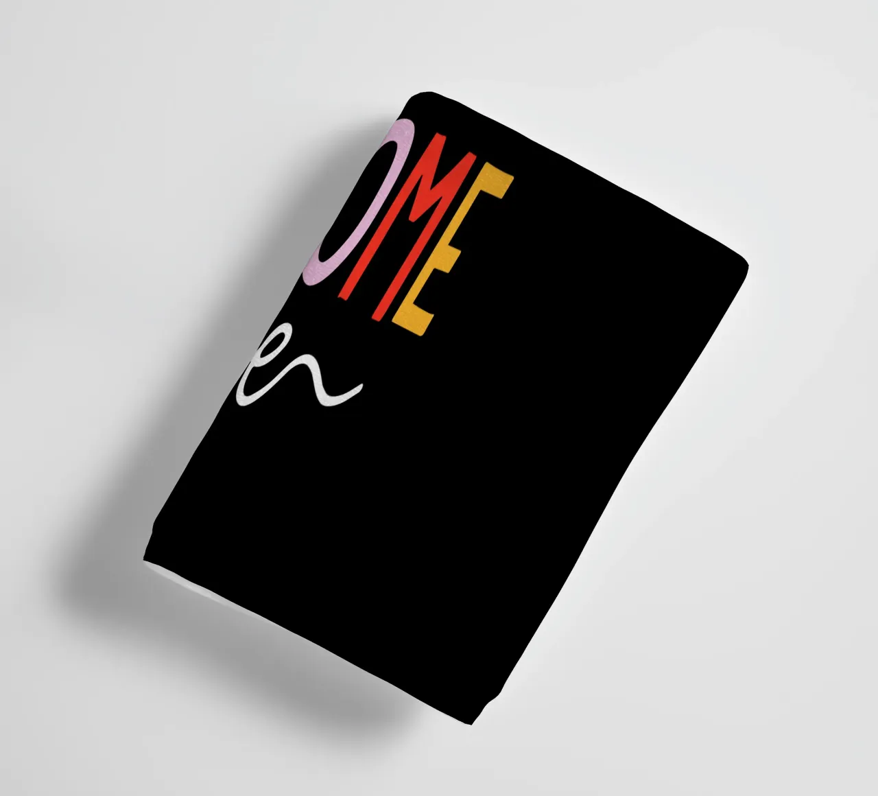 Everyone Is Welcome Here V5 towel by heatherloulin