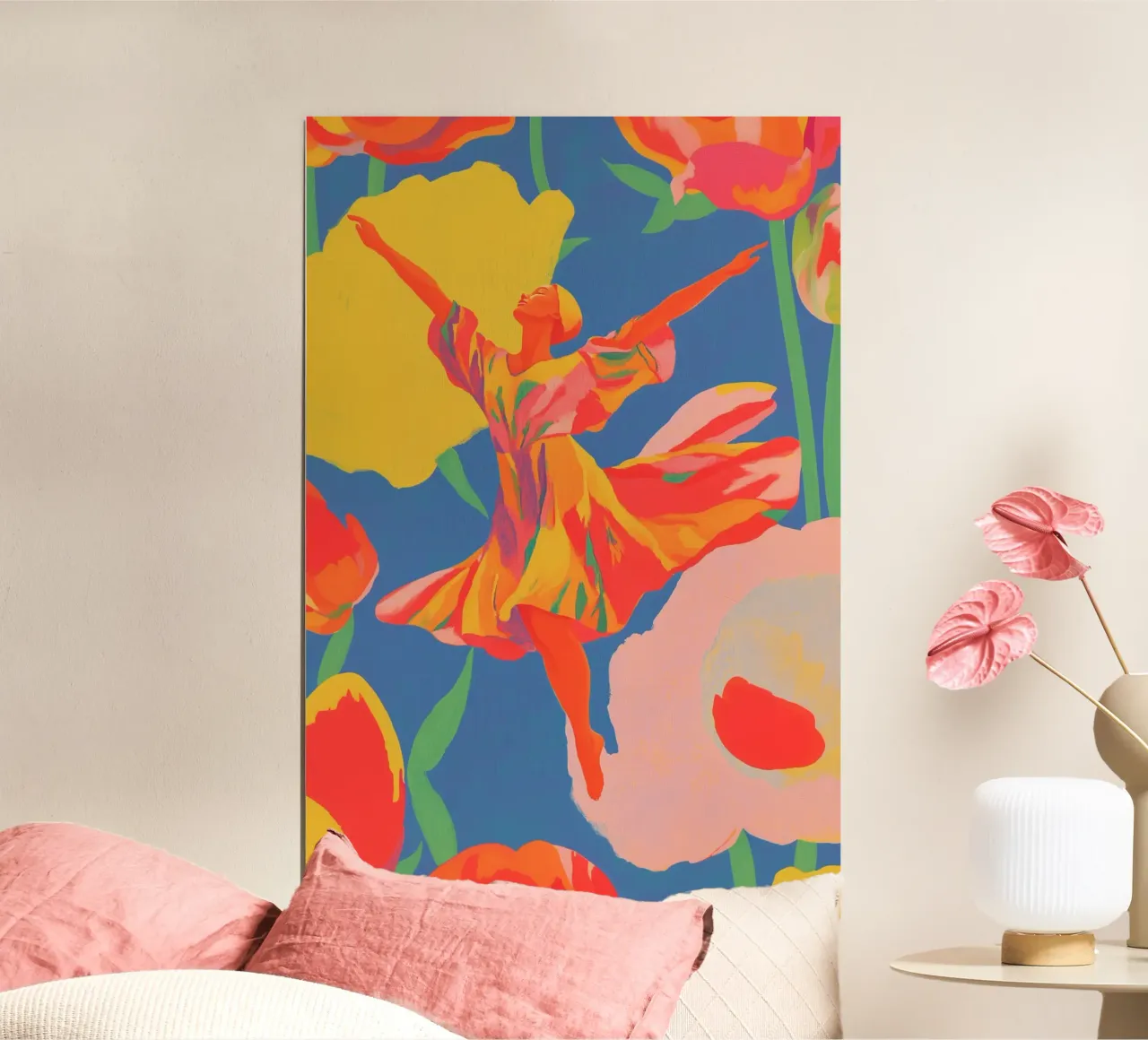 Gioia femminile di primavera poster da Carinaprint