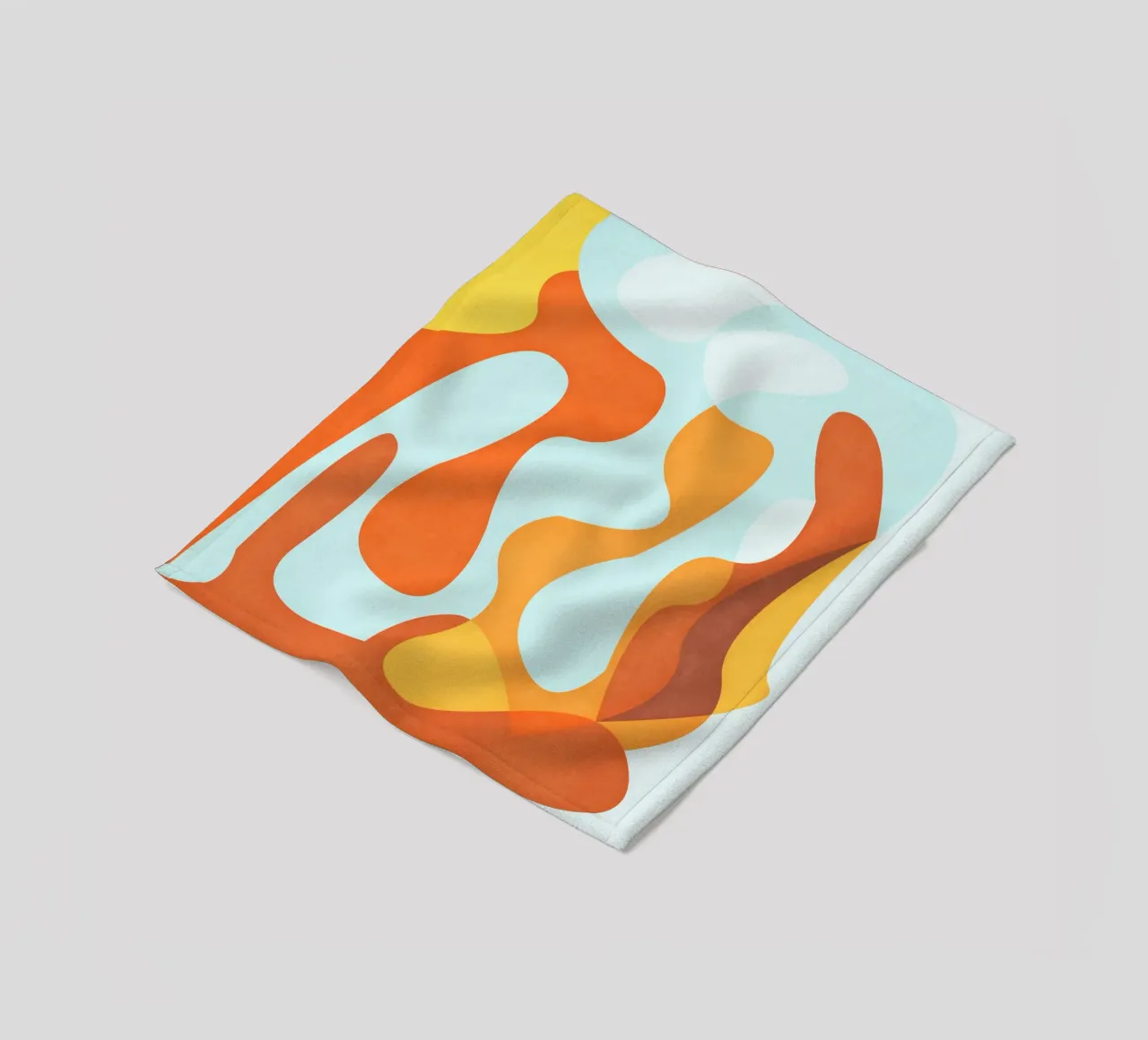 Lovely Flow fleece blanket by lovely lines
