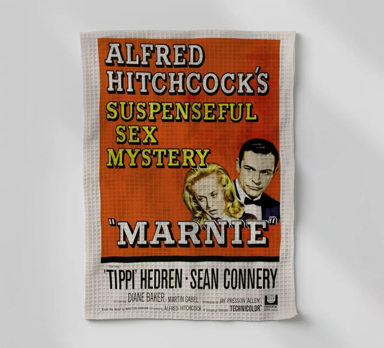 ‘Marnie’ Retro Movie Poster canovaccio da cucina da Gallery Print and Art Limited
