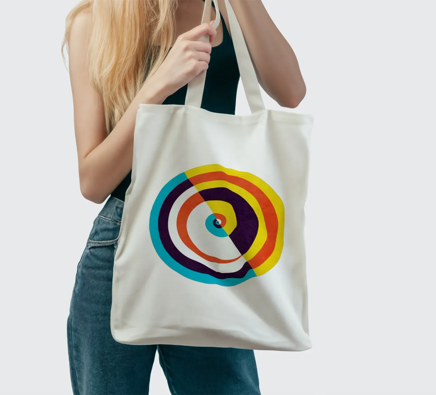 Open Path tote bag by Abstract Joy
