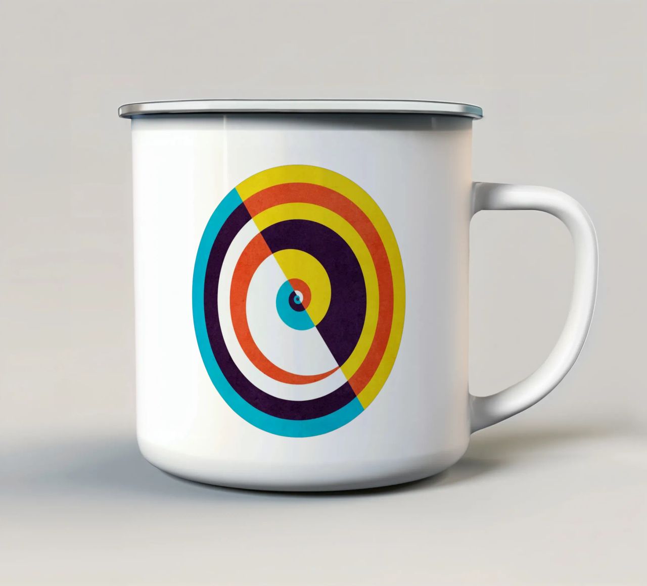 Percorso aperto tazza in smalto da lovely lines
