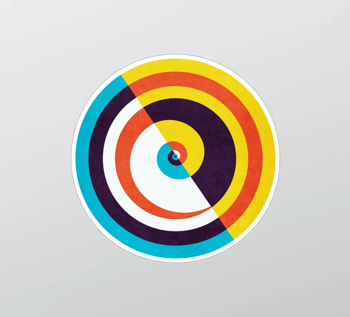 Open Pad sticker van Abstract Joy