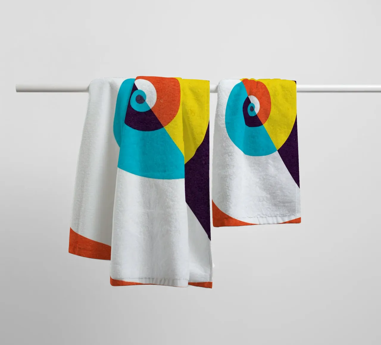 Open Pad badhanddoek van Abstract 888