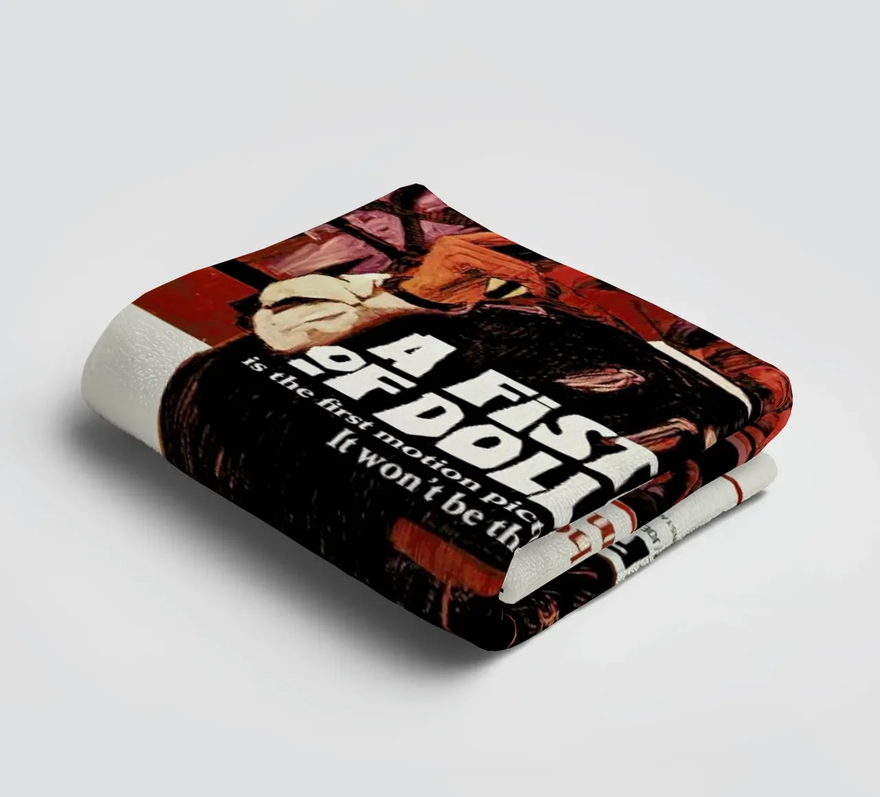 ‘A Fistful of Dollars’ Retro Movie Poster serviette de bain de Gallery Print and Art Limited