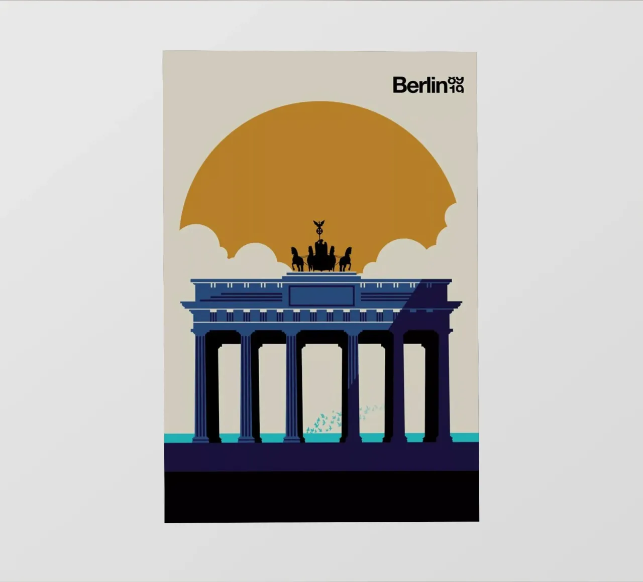 Fin Berlin Jubilee 89 19 telo in pvc da Bo Lundberg