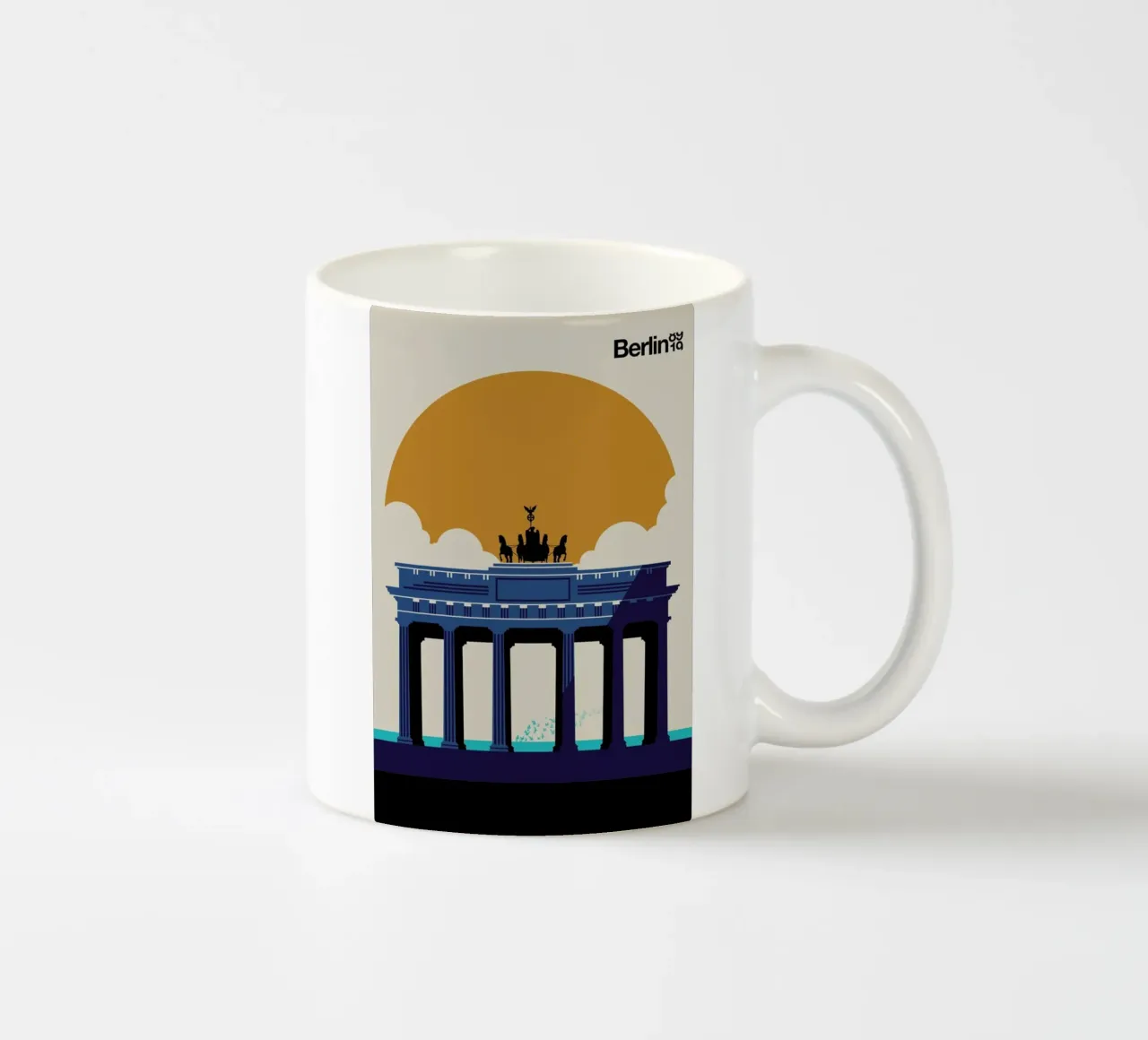 Fin Berlin Jubilee 89 19 tazza in ceramica da Bo Lundberg