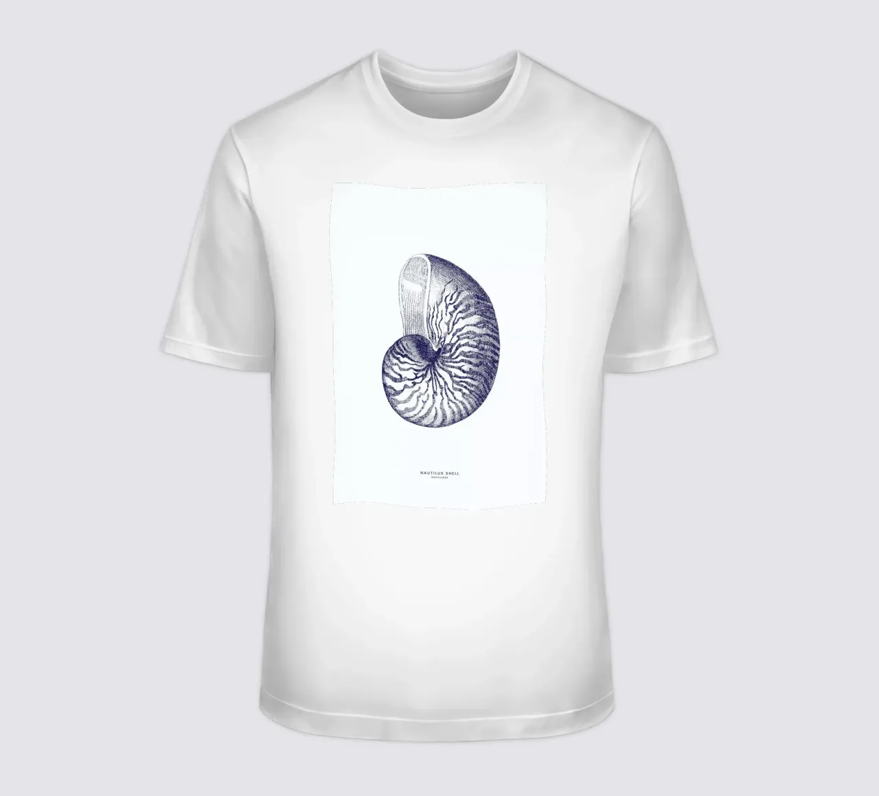 Nautilus Shell II t-shirt by Flora & Fauna