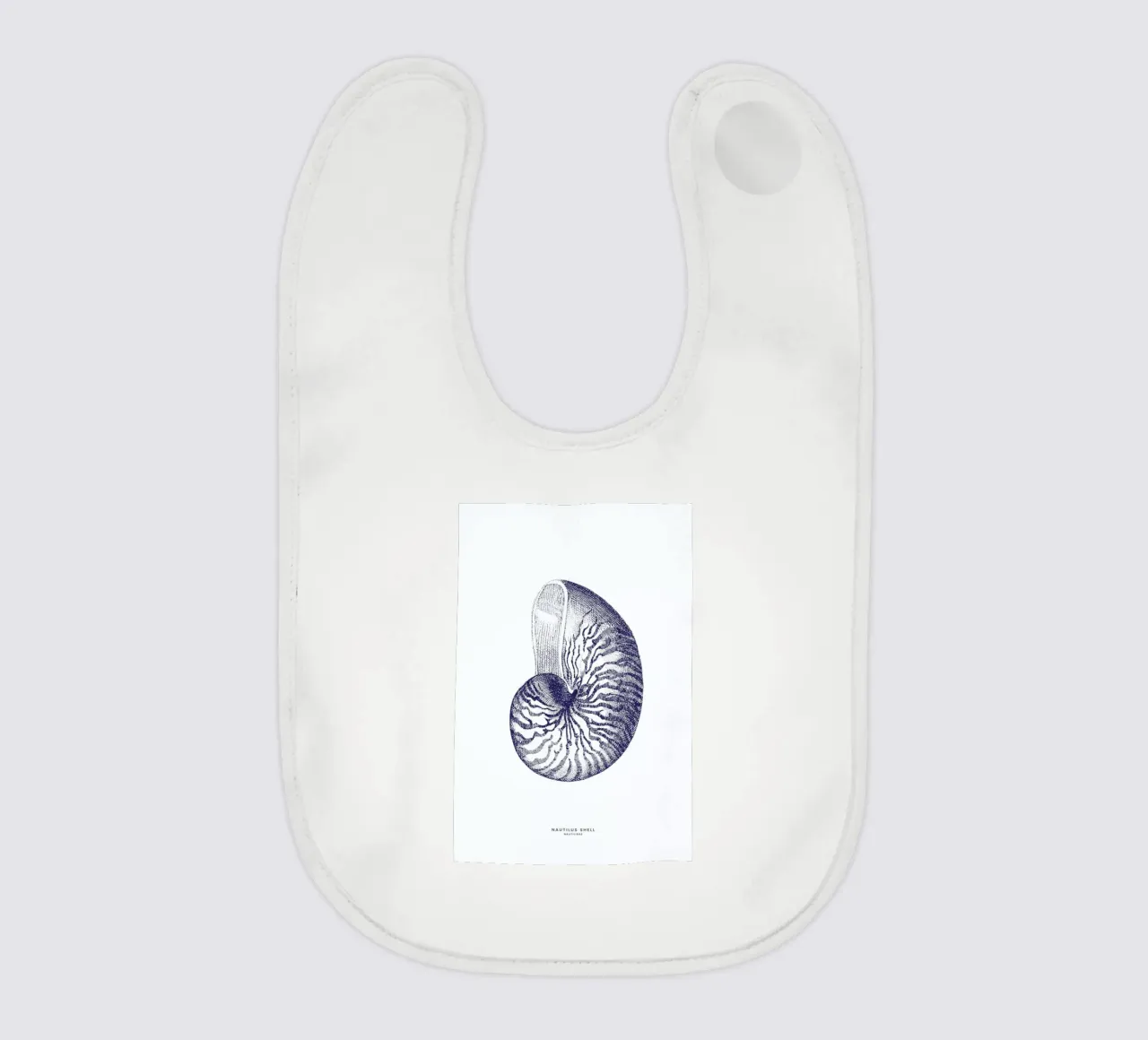 Nautilus Shell II bavaglino da Flora & Fauna