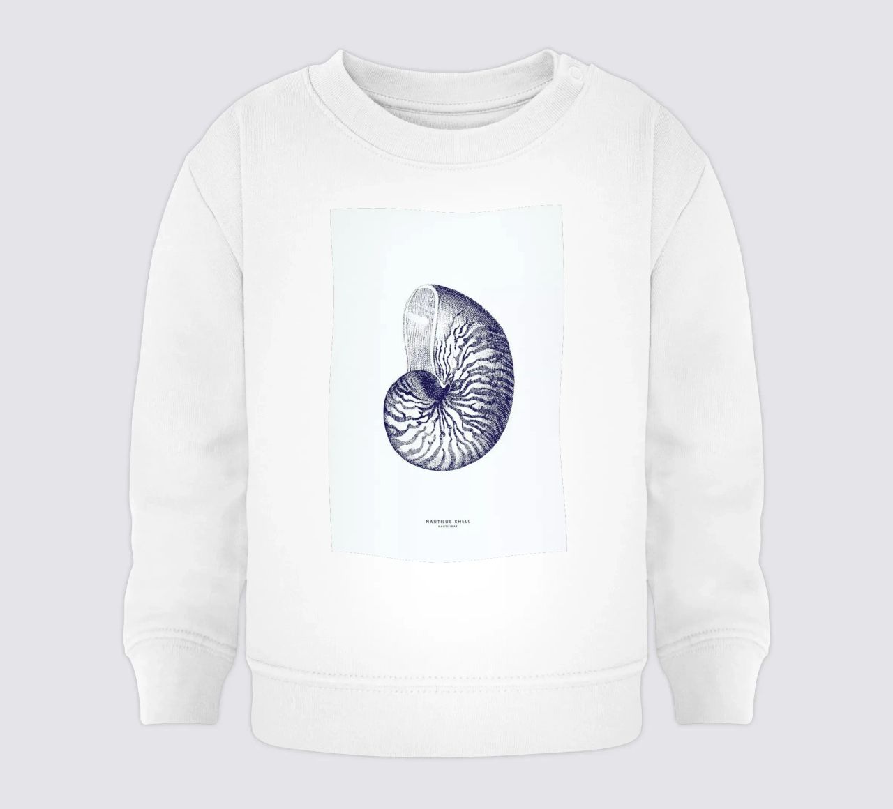 Nautilus Shell II felpa neonato da Flora & Fauna