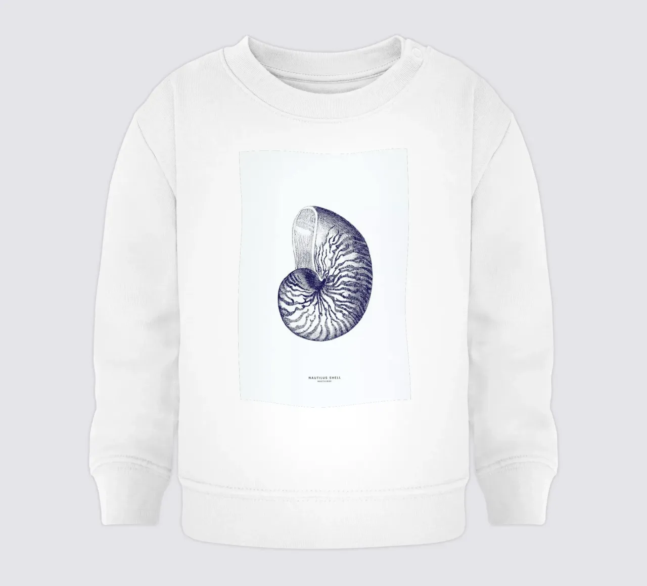 Nautilus Shell II sudadera de bebé de Flora & Fauna
