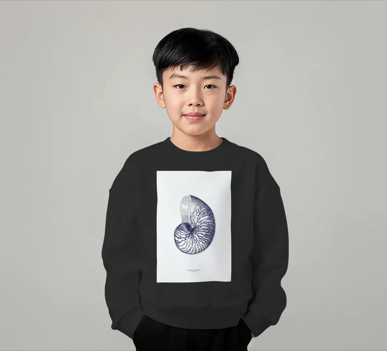 Nautilus Shell II felpa bambino da Flora & Fauna