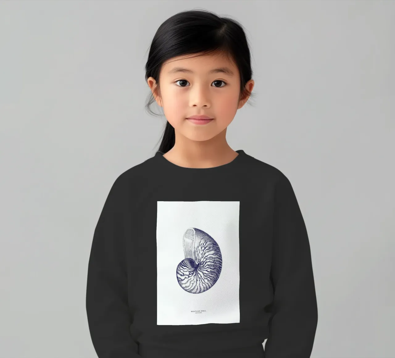 Nautilus Shell II felpa bambino da Flora & Fauna