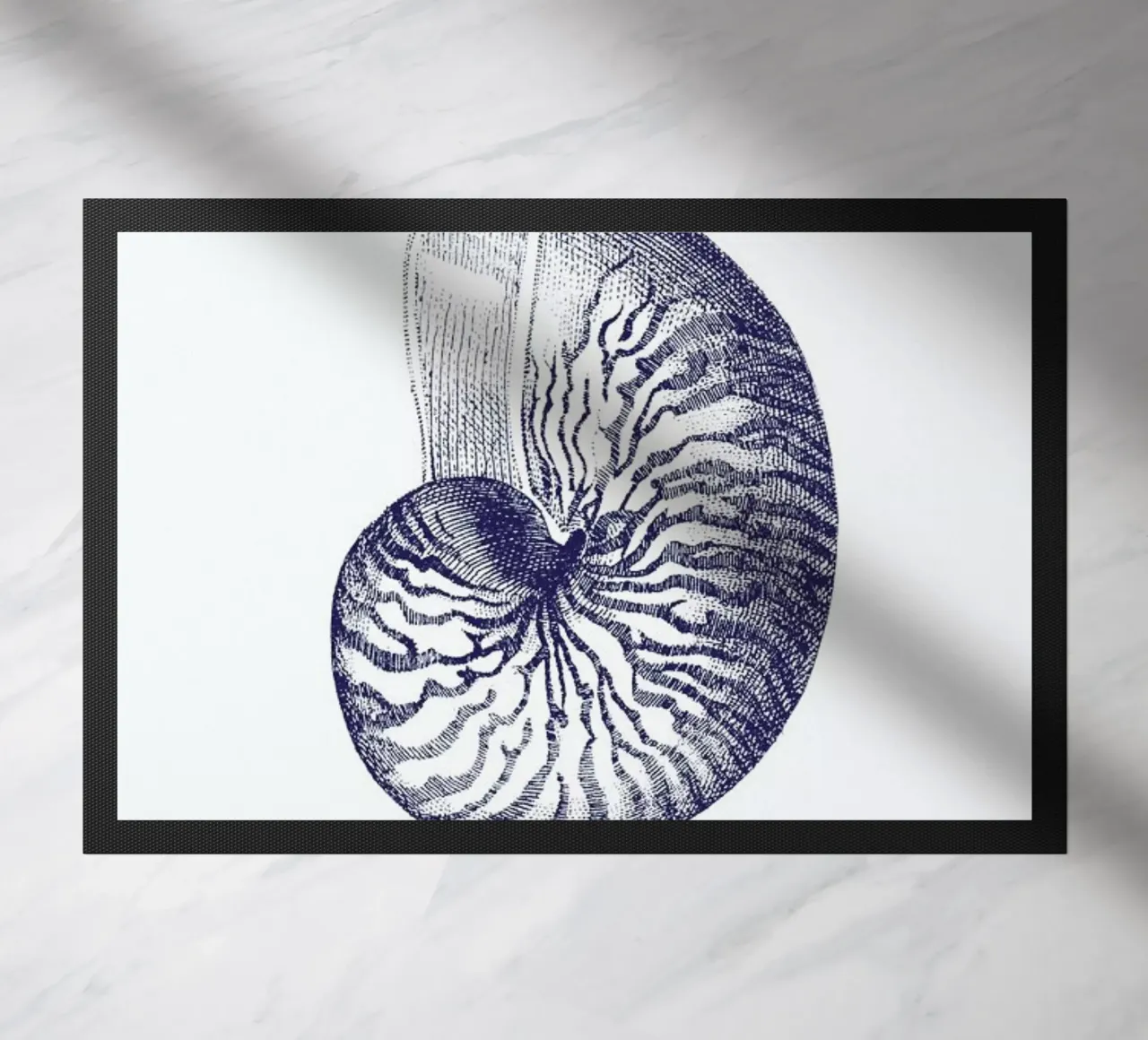 Nautilus Shell II paillasson de Flora & Fauna